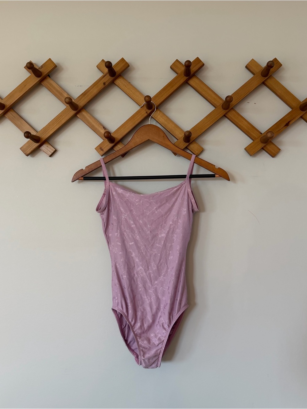 Vintage Pink Ballet Leotard โ Small